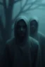 Placeholder: a blurry, distressing, haunting image of faceless people