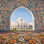 Placeholder: look at British artist and designer Kevin Dean and his work behind the floral mosaics at Sheikh Zayed Grand Mosque. All photos by Mona Al Marzooqi