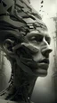 Placeholder: /image, randomised, depicting illusion, the Impossible, nonsense, the immaterial, intangible, and futuristic. Be wildly random in producing totally new ideas and images. Show me the deep scars inflicted on my soul and mind. Epic, cinematic.