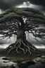 Placeholder: An image of a tree with deep roots, standing tall amidst a storm. this picture depicts resilience as the foundation that helps us weather the storms of fear.