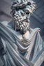 Placeholder: pythagoras on marble statue, 4 k, trending art, depth of field, high detail, high contrast