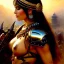 Placeholder: portrait beautiful face barbarian woman, busty,ancient metal armor balanciaga fashion clothe painting by gaston bussiere, greg rutkowski, yoji shinkawa, yoshitaka amano, tsutomu nihei, donato giancola, tim hildebrandt, oil on canvas, cinematic composition, extreme detail,fit full head inside picture,16k