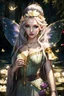 Placeholder: Violet hair, bronze, gold blonde hair , dark gold ,goldy,gold, Fairy wings,long hair,water lilies,dark fairy princess,nymph,elven crown,dragonflies,tiara,,gothic,glitter,rapunzel hair, very long hair, sparkle,night,fireflies,butterflies,orchids,dark gold,