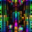 Placeholder: a mandelbox 3d fractal made of metallic random color cubes a pertty artistc background