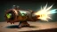 Placeholder: A raygun laser made of rusty metal