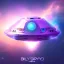 Placeholder: ufo grande luminosa, cristalli luminosi, SWANN, cielo rosa blu, pieno di dettagli, sole liscio e luminoso ， atmosfera di luce soffusa, effetto luce ，