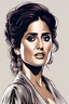 Placeholder: realistic vector style of salma hayek