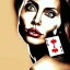 Placeholder: angelina jolie as dollie deluxe, bright eyes, playing card