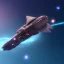 Placeholder: Colony Spaceship Flying through a galaxy