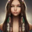 Placeholder: Native American girl, cute, beautiful, long hair, brown eyes, black hair, smiling, tan skin