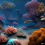 Placeholder: deep sea bottom with corals, unreal engine 5, 8k resolution, photorealistic, ultra detailed