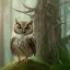 Placeholder: realistic, octane portrait, natural lighting,full body shining gold metal, elegant, bokeh, volumetric lighting, extreme detail, Photorealism, High detail, Hyper realistic Owl in forest, macro lens blur,cinematic, cinema4d, HDR, 8k, unreal engine 5