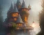 Placeholder: mystical house on a hot tropical island, fantasy art,