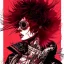 Placeholder: beautiful punk girl, hyper detailed, hyperdetailed, intricately detailed, illustration by <kilian eng> <Yoji Shinkawa>, darkred tones,