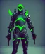 Placeholder: cyber ninja, black metal armor, futuristic suit, imperious, 8k resolution, overwatch, genji, color, vibrant