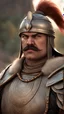 Placeholder: A Hun male warrior, fatty, moustache , cinematic,photorealistic
