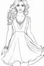 Placeholder: Coloring page for adults of a elegant fashion model woman wearing hindi dress, dynamic poses, full body portrait, thick and clean lines, clean details, no-color, no-turban, , non background, non color, non shading, no-grayscale, dynamic poses, full body portrait, thick and clean lines, clean details, no-color, no-turban, , non background, non color, non shading, no-grayscale