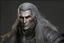 Placeholder: full length front facing ancient grizzled, gnarled elf mage, he has long, grey hair streaked with black, highly detailed facial features, and sharp cheekbones. His eyes are black. He wears weathered medieval leather clothes. he is lean and tall, with pale skin, full body with thigh high leather boots and has a dark malevolent aura within swirling maelstrom of ethereal chaos in the comic book style of Bill Sienkiewicz and Jean Giraud Moebius in ink wash and watercolor, realistic dramatic natural