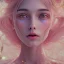 Placeholder: fairy, pink, blue, beautiful, gold, jewels, hyperrealism, masterpiece, expert, cinematic lighting, sharp focus, 8K, pastel, macro lens, woman, detailed, flower