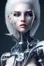 Placeholder: cyborg, white hair, sexy, perfekt, real, dream