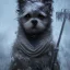 Placeholder: sad, abandoned, miserable dog tied to a pole outside of a family home, the Grim Reaper nearby,winter, loneliness, 8k resolution, high-quality, fine-detail, iridescent, intricate, digital art, detailed matte, volumetric lighting, illustration, 3D octane render, brian froud, howard lyon, selina french, anna dittmann, annie stokes, lisa parker, greg rutowski