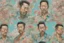 Placeholder: man in Hawaiian shirt by david choe