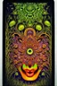 Placeholder: Illustration, Psychedelic art, human eye in a forest full of colourful mushrooms, vivid colours, intricate details, maze, gears, in the style of H.R.Giger, , ultra detailed, photorealistic, top light, 35mm lens, fish-eye