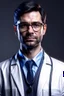 Placeholder: hyper realistic A centered image of male doctor