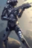 Placeholder: diver like a cyborg,with the gun,hi quality detail,hi quality textures,cinematic,realistic,aggressive