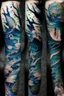 Placeholder: Tattoo sleeve zodiac sign aquarius ukiyo-e