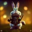 Placeholder: steampunk rabbit,steampunk style, polaroid,outdoors,shallow dept of field, close up, macro lens, cinematic, unreal engine 5, 8k,elegant,hyperphotorealistic, hyperphotomaximalist, by japbun2-40