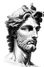 Placeholder: Greek god drawing head