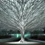 Placeholder: Photo of a futuristic tree made out of metal