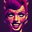 Placeholder: beautiful punk girl, smiling, leaning pose, hyper detailed, hyperdetailed, intricately detailed, illustration by <kilian eng>, purple tones, darkred tones,