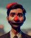 Placeholder: hybrid character, Sesame Street muppet head with body man, police dress, Wes Anderson style, concept art, smooth, unreal engine 5, god lights, ray tracing, RTX, lumen lighting, ultra detail, volumetric lighting, 3d.