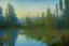 Placeholder: Monet realistic landscape