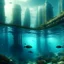 Placeholder: futuristic city under water