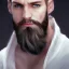 Placeholder: a _ fantasy _ style _ portrait _ painting _ of white male black hair short head stoic braided beard round face rpg dnd oil _ painting _ unreal _ 5 _ daz. _ rpg _ portrait _ extremely _ detailed _ artgerm _ greg _ rutkowski _ greg