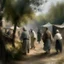 Placeholder: Soft Focus:A historical scene reimagined in an impasto impressionist style, with a focus on capturing the emotions and atmosphere of the time period. Combine impasto with elements of historical realism.