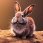 Placeholder: steampunk rabbit, extremely detailed, UHD, 8k,The close-up camera effect,sharp focus,perfect, background forest,position,hyperphotorealistic