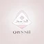 Placeholder: Create a logo with the name Deniz Boutique, inspired by diamond dresses, with the symbol of the dress, baby pink