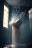 Placeholder: Falling showering , HD, octane render, 8k resolution