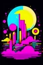 Placeholder: /imagine prompt: Retro Fusion::2 Pop Art, postmodernism, intertextuality, vibrant palette, whimsical realism, synthwave:: t-shirt vector, center composition graphic design, plain background::2 mockup::-2 --upbeta --ar 1:1