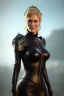 Placeholder: Cersei Lannister as evil dominatrix in black leather, busty, cleavage, curvy, lena headay, angry, stern look. character design by cory loftis, fenghua zhong, ryohei hase, ismail inceoglu and ruan jia. unreal engine 5, artistic lighting, highly detailed, photorealistic, fantasy