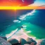 Placeholder: fullbody Drawing of 'beutiful beach, clouds, lighthouse,rocks,beautiful sunset',intricate detail,andrea bonelli,Kilian Eng,Ohrai,evan lee,Aleksandr Sidelnikov,KyuYong Eom,three quarters frontal aerial view,toned colors,16k