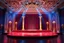 Placeholder: image of a Royal stage with 3d fractal base decoration with large dance area