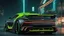 Placeholder: Bentley Mulliner Bacalar ultimate need for speed tuning Mansory Cyberpunk 2077 neon Style Rear View, Super Detailed, desktop wallpaper, 4K