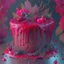 Placeholder: killer cake, blood, guts, intricate, darkred tones, nature, plants, ultra-detailed, iridescent, intricate shadows, Octane render, hyper-realistic, 8K, intricate textures, subsurface scattering,