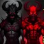 Placeholder: Black demon and red demon