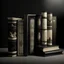 Placeholder: a books of history in black and off white and And some light colours